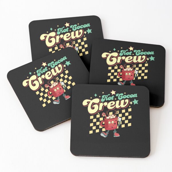 Item preview, Hot Cocoa Crew Hot Cocoa Retro Christmas Hot Cocoa Lovers designed and sold by RockBeeDesigns.