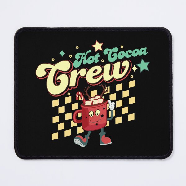 Item preview, Hot Cocoa Crew Hot Cocoa Retro Christmas Hot Cocoa Lovers designed and sold by RockBeeDesigns.