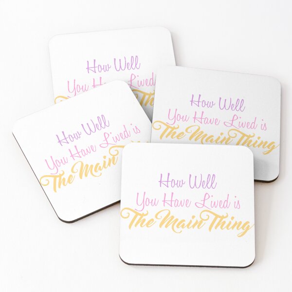 Item preview, How Well You Have Lived is The Main Thing designed and sold by Amazigh-i7orran.