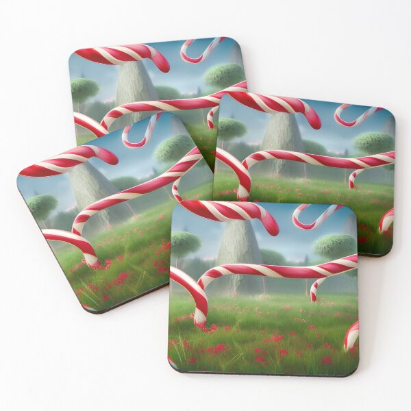 Item preview, candy cane field designed and sold by sadconfusedmoon.