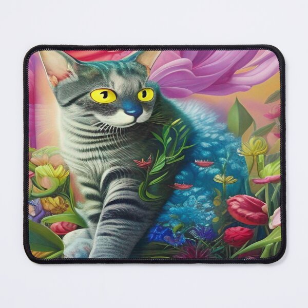 Item preview, Deep Style Abstract of Abstraction Art Kitty Cat designed and sold by ValleyDream.
