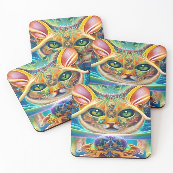 Item preview, Deep Style Abstract of Abstraction Art Kitty Cat designed and sold by ValleyDream.