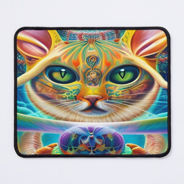Item preview, Deep Style Abstract of Abstraction Art Kitty Cat designed and sold by ValleyDream.