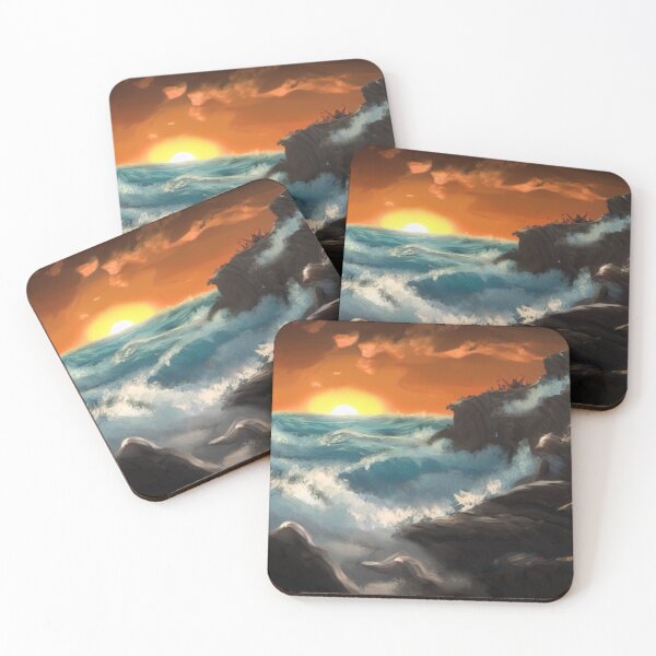 Item preview, Ocean Waves Painting Series - Paintin - 8 -Throw Pillows and Prints.  designed and sold by ScatterHub.