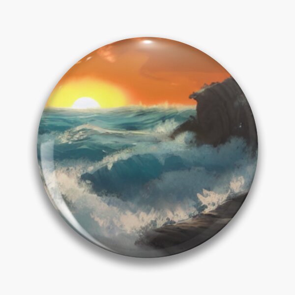 Item preview, Ocean Waves Painting Series - Paintin - 8 -Throw Pillows and Prints.  designed and sold by ScatterHub.