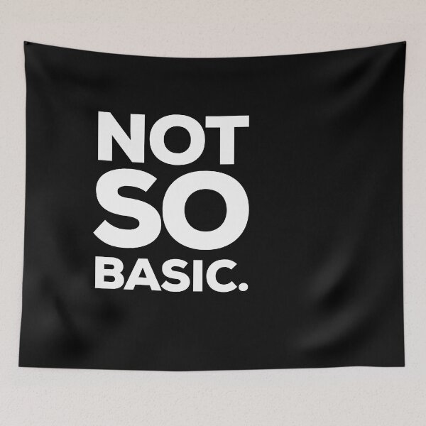 Item preview, Not So Basic designed and sold by Binsagar.