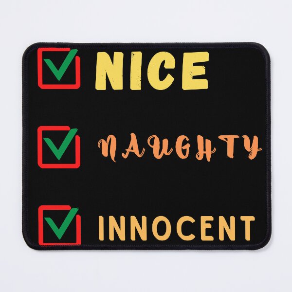 Item preview, Nice Naughty I Swear I Tried Christmas Funny Checklist designed and sold by ABDFRTRENDS ⭐⭐⭐⭐⭐.