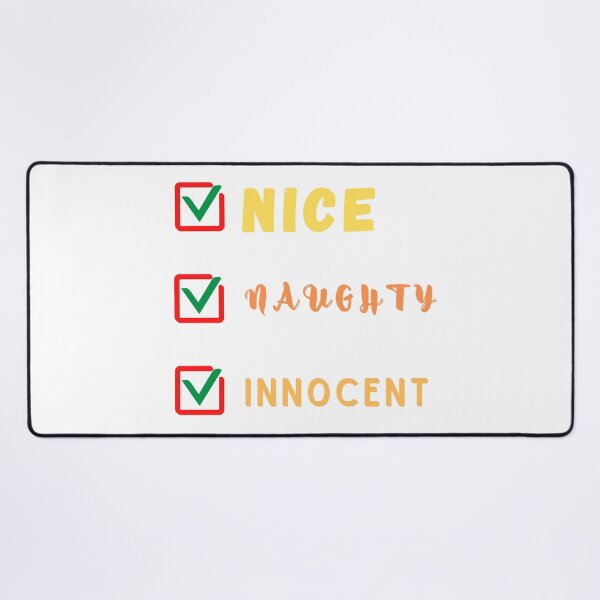 Item preview, Nice Naughty I Swear I Tried Christmas Funny Checklist designed and sold by ABDFRTRENDS ⭐⭐⭐⭐⭐.