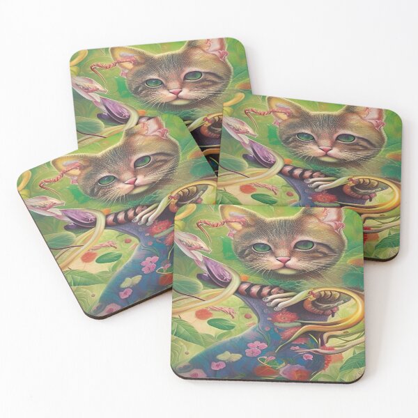 Item preview, Deep Style Abstract of Abstraction Art Kitty Cat designed and sold by ValleyDream.