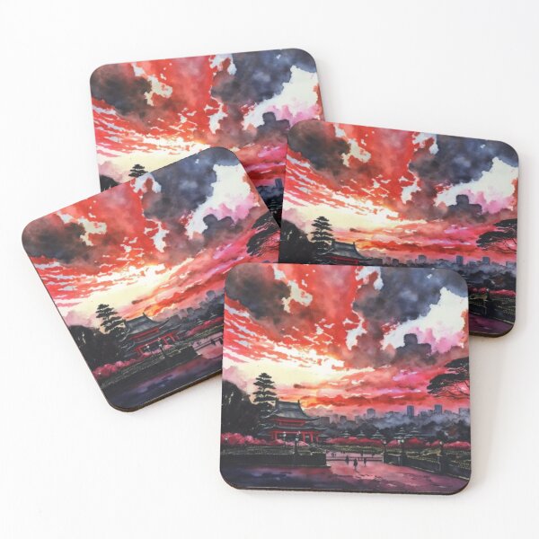 Item preview, Watercolor view Ueno Park Tokyo Asakusa designed and sold by Mirochan80.