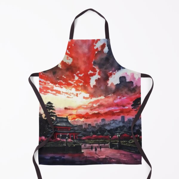 Item preview, Watercolor view Ueno Park Tokyo Asakusa designed and sold by Mirochan80.