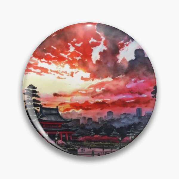 Artikelvorschau, Aquarellansicht Ueno Park Tokio Asakusa entworfen und verkauft von Mirochan80.