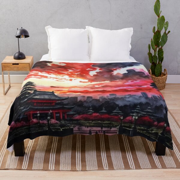 Item preview, Watercolor view Ueno Park Tokyo Asakusa designed and sold by Mirochan80.