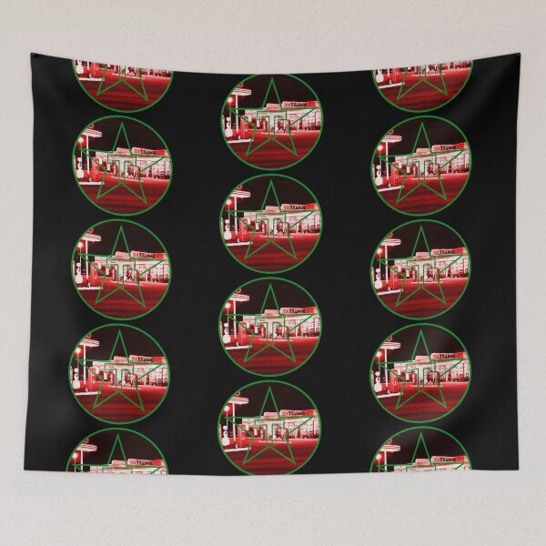 Item preview, Gas station at night designed and sold by candc-retro.