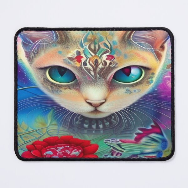 Item preview, Deep Style Abstract of Abstraction Art Kitty Cat designed and sold by ValleyDream.