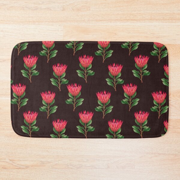Item preview, Red protea flower pattern  designed and sold by Corinne Alexa Jackson.