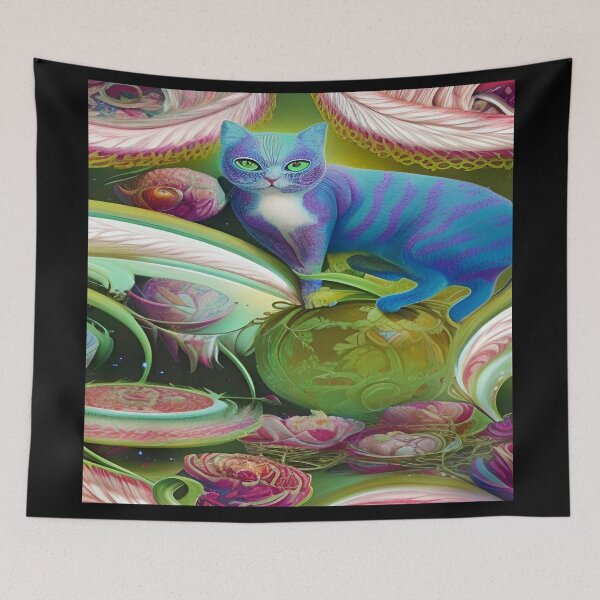 Item preview, Deep Style Abstract of Abstraction Art Kitty Cat designed and sold by ValleyDream.