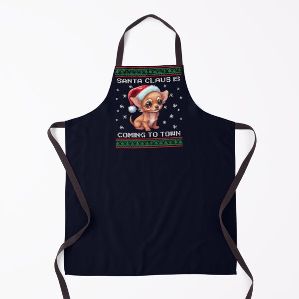 Item preview, Chiweenie Santa Is Coming To Town Fun Xmas Ugly Christmas designed and sold by madtoyman.