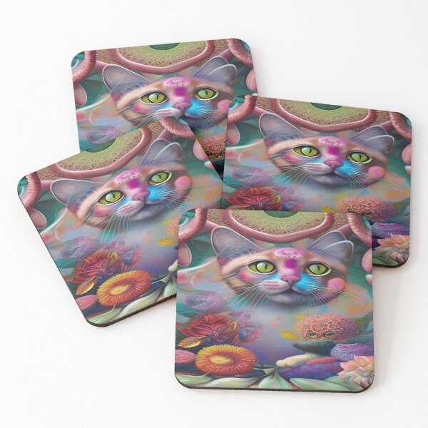 Item preview, Deep Style Abstract of Abstraction Art Kitty Cat designed and sold by ValleyDream.
