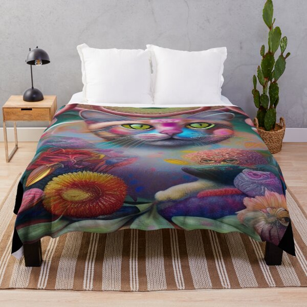 Item preview, Deep Style Abstract of Abstraction Art Kitty Cat designed and sold by ValleyDream.