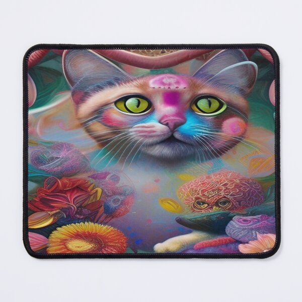 Item preview, Deep Style Abstract of Abstraction Art Kitty Cat designed and sold by ValleyDream.
