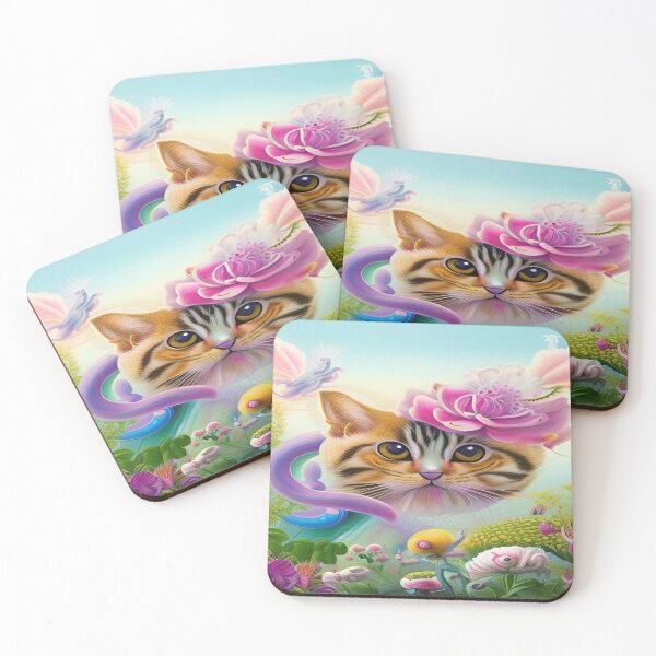 Item preview, Deep Style Abstract of Abstraction Art Kitty Cat designed and sold by ValleyDream.