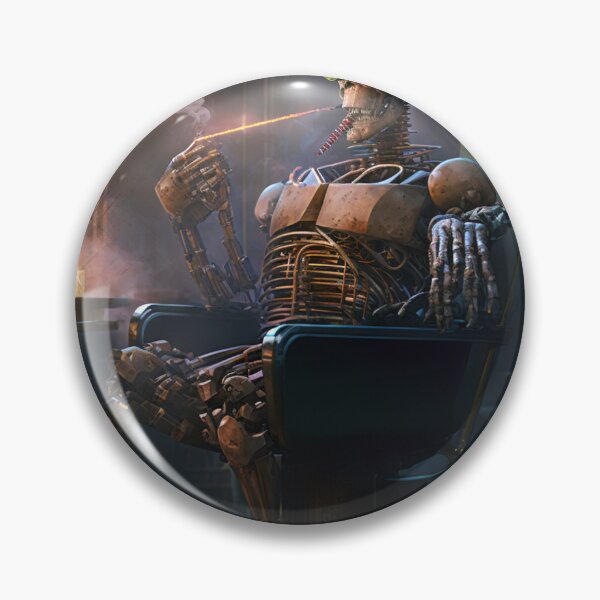 Item preview, The Smoking Droid designed and sold by CartoonrBOY.