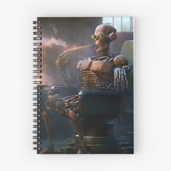 Item preview, The Smoking Droid designed and sold by CartoonrBOY.