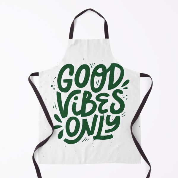 Item preview, Hand Drawn Fresh Green Color 'Good Vibes Only' Illustration designed and sold by deepakrode7.