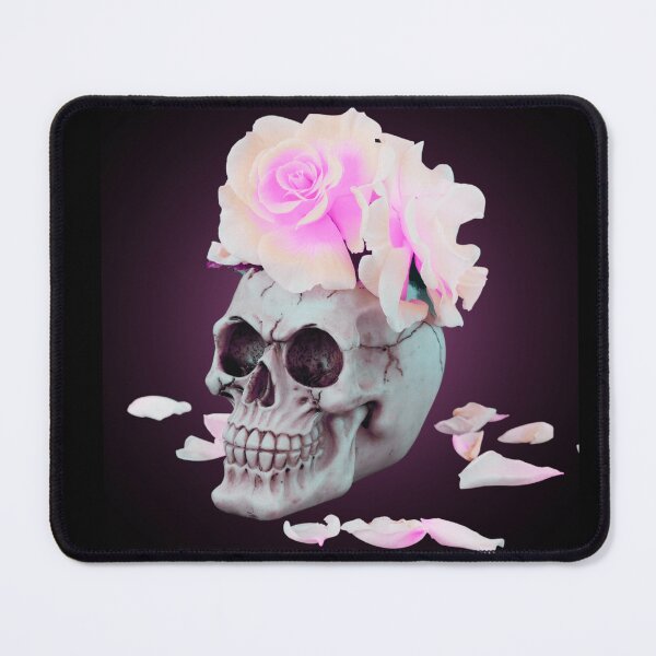 Item preview, Bones And Botany Pink Skull designed and sold by TjsDesignsnMore.