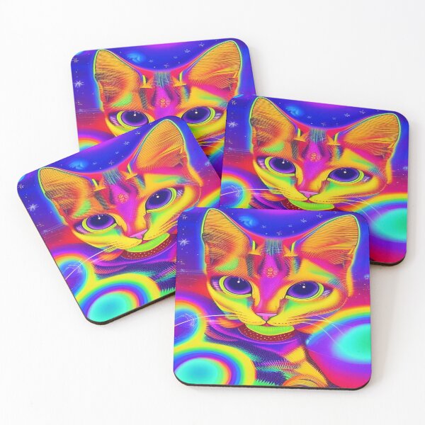 Item preview, Deep Style Abstract of Abstraction Art Kitty Cat designed and sold by ValleyDream.