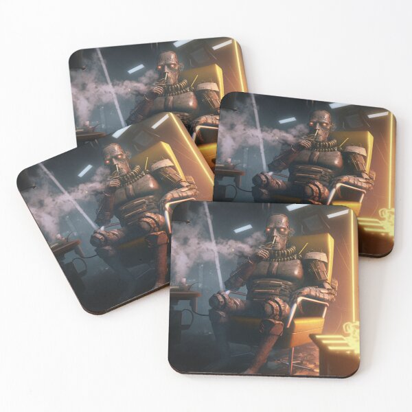 Item preview, The Smoking Droid designed and sold by CartoonrBOY.