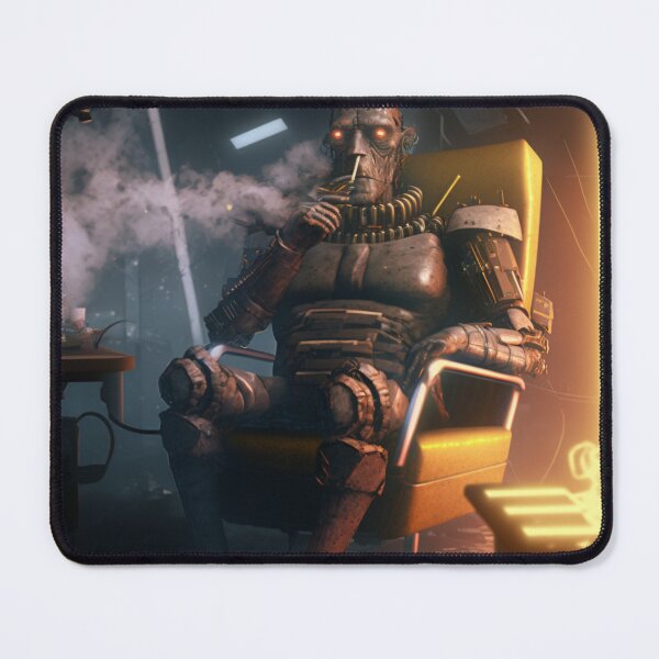 Item preview, The Smoking Droid designed and sold by CartoonrBOY.