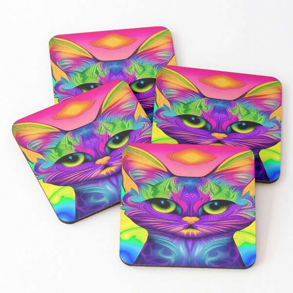 Item preview, Deep Style Abstract of Abstraction Art Kitty Cat designed and sold by ValleyDream.