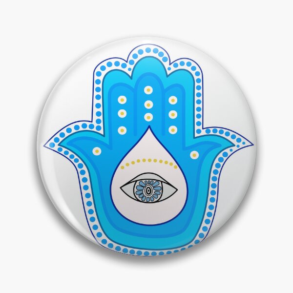 Item preview, Hamsa palm shaped evil eye protection designed and sold by Ralph Hossepian.