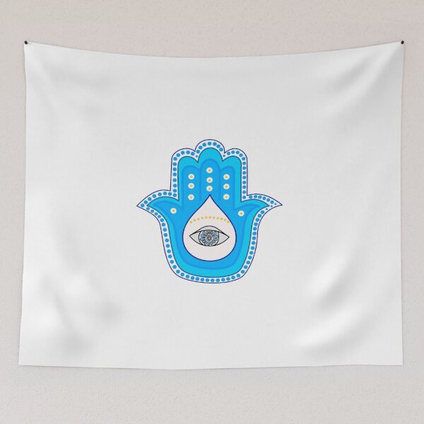 Item preview, Hamsa palm shaped evil eye protection designed and sold by Ralph Hossepian.