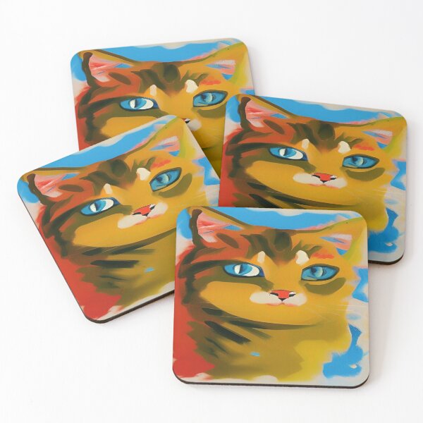 Item preview, Deep Style Abstract of Abstraction Art Kitty Cat designed and sold by ValleyDream.