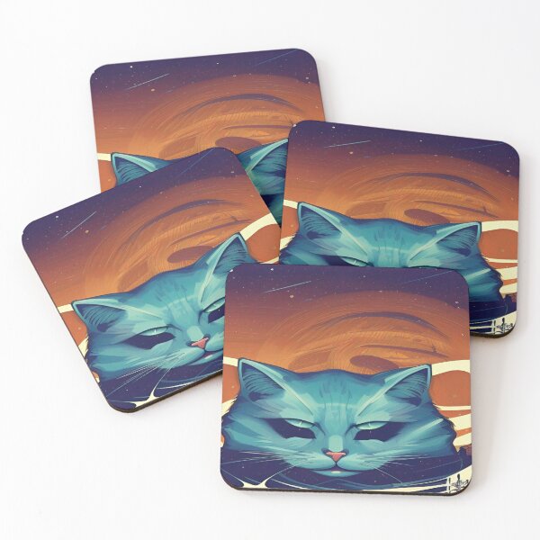 Item preview, Deep Style Abstract of Abstraction Art Kitty Cat designed and sold by ValleyDream.