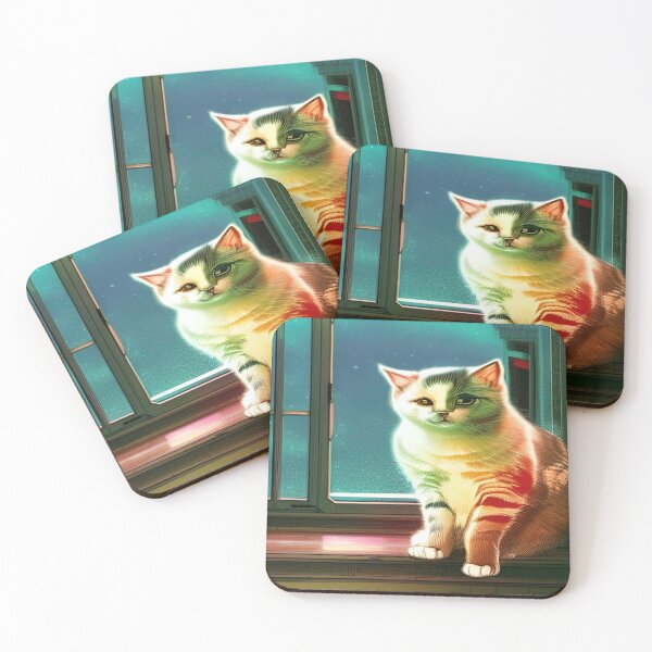 Item preview, Deep Style Abstract of Abstraction Art Kitty Cat designed and sold by ValleyDream.