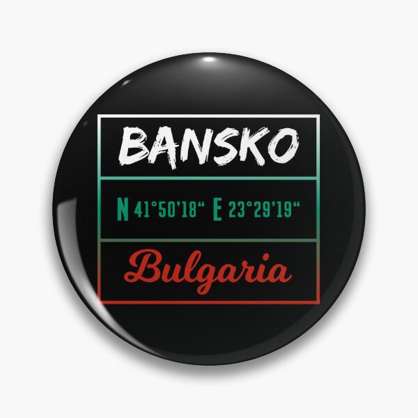 Item preview, Bansko Bulgaria Coordenates designed and sold by Pistacchio Graphic.