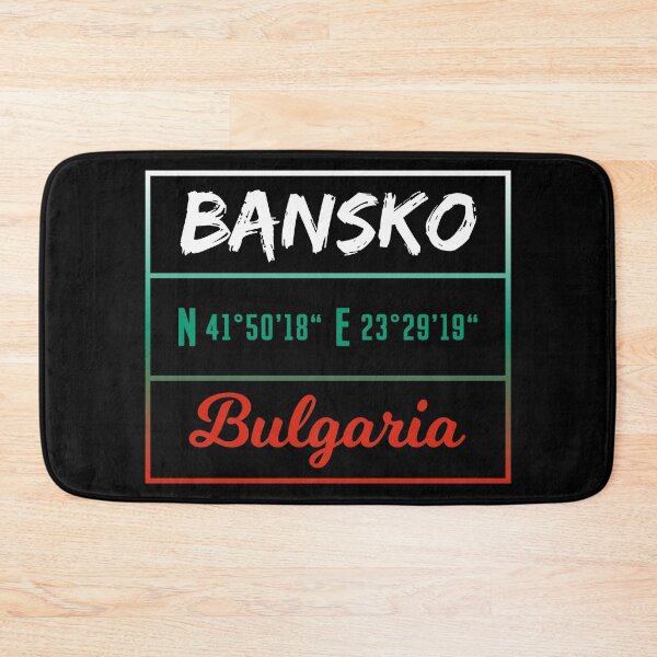 Item preview, Bansko Bulgaria Coordenates designed and sold by Pistacchio Graphic.