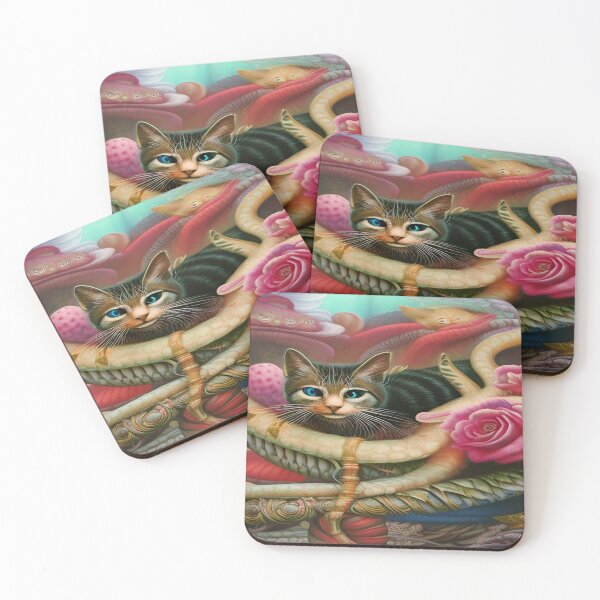 Item preview, Deep Style Abstract of Abstraction Art Kitty Cat designed and sold by ValleyDream.