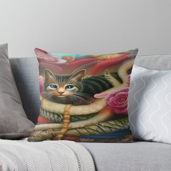 Item preview, Deep Style Abstract of Abstraction Art Kitty Cat designed and sold by ValleyDream.