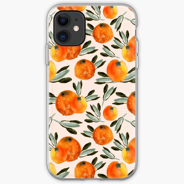 Sunny orange iPhone Soft Case