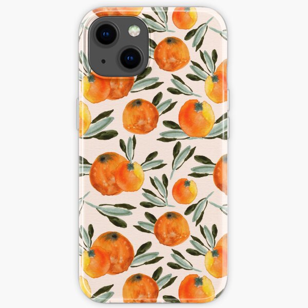 Sunny orange iPhone Soft Case