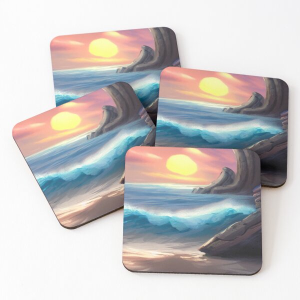 Item preview, Ocean Waves Painting Series - Painting 10 -Throw Pillows and Prints.  designed and sold by ScatterHub.