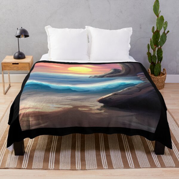 Item preview, Ocean Waves Painting Series - Painting 10 -Throw Pillows and Prints.  designed and sold by ScatterHub.
