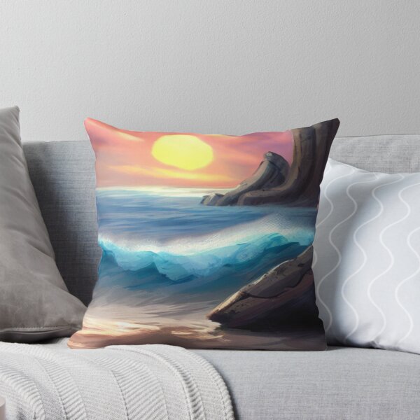 Item preview, Ocean Waves Painting Series - Painting 10 -Throw Pillows and Prints.  designed and sold by ScatterHub.