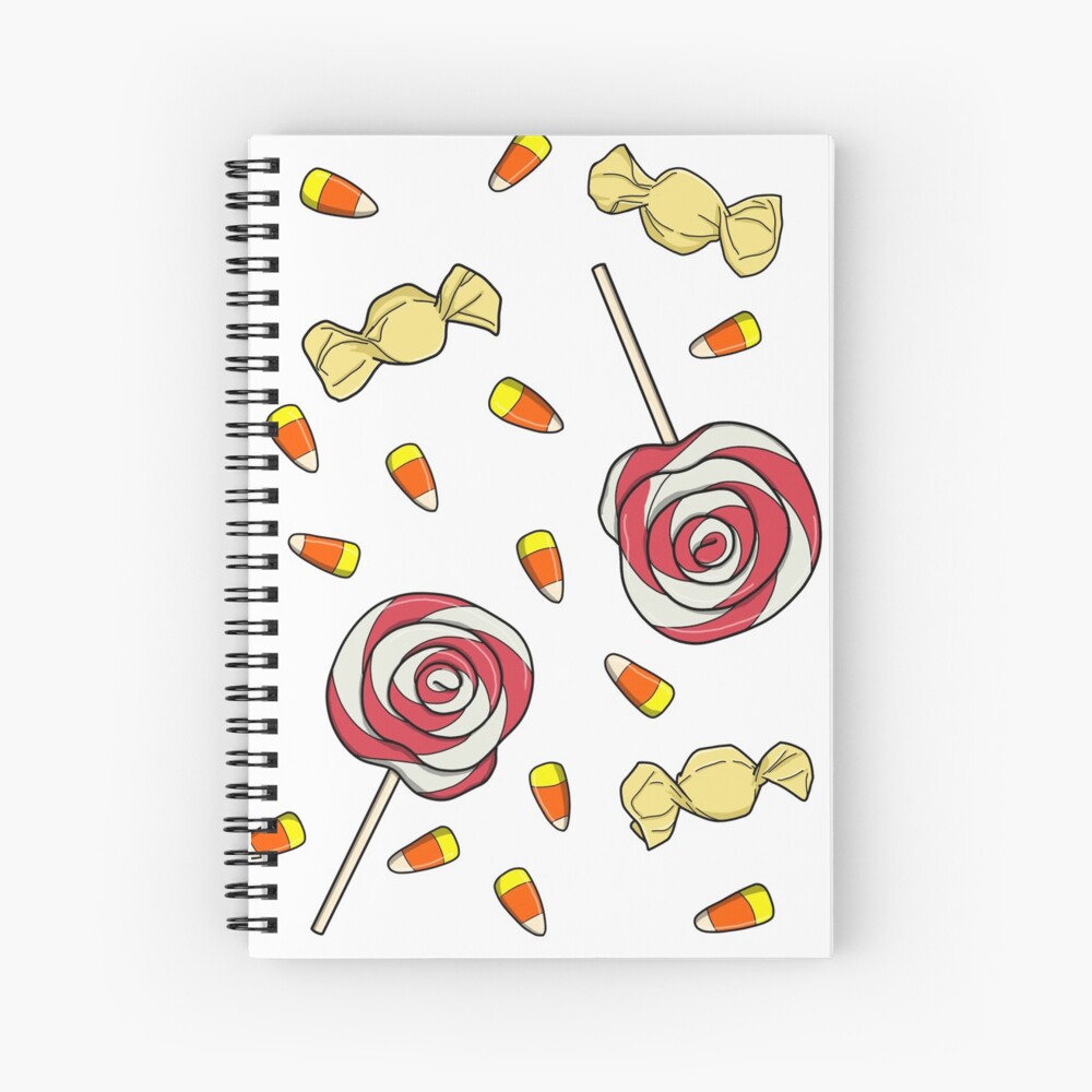 Halloween Candy Spiral Notebook