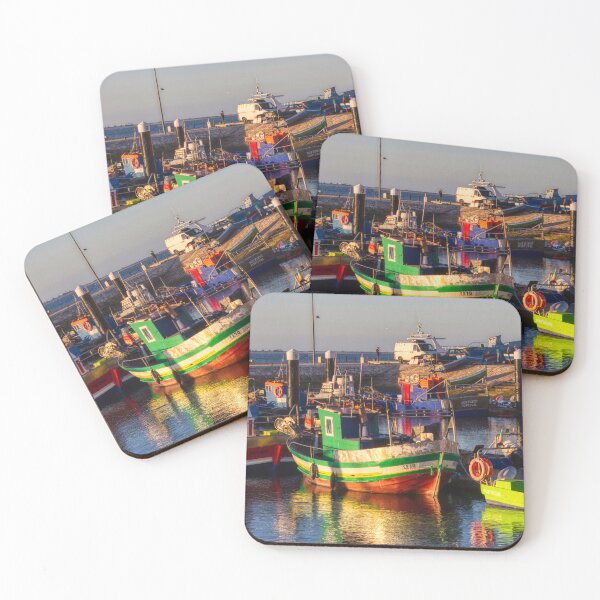Item preview, Setúbal Fishing Port Sunrise Color designed and sold by Joy Goldman.